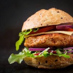 Peri peri Paneer Burger