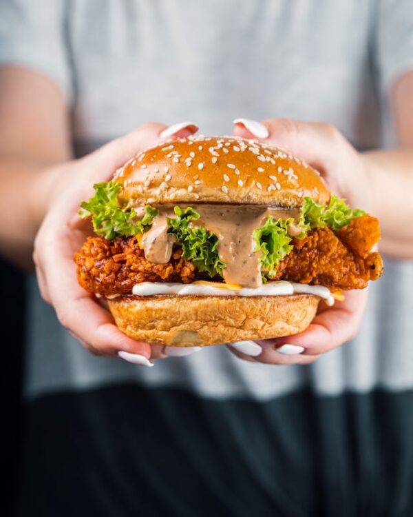 Fiery Chicken Burger